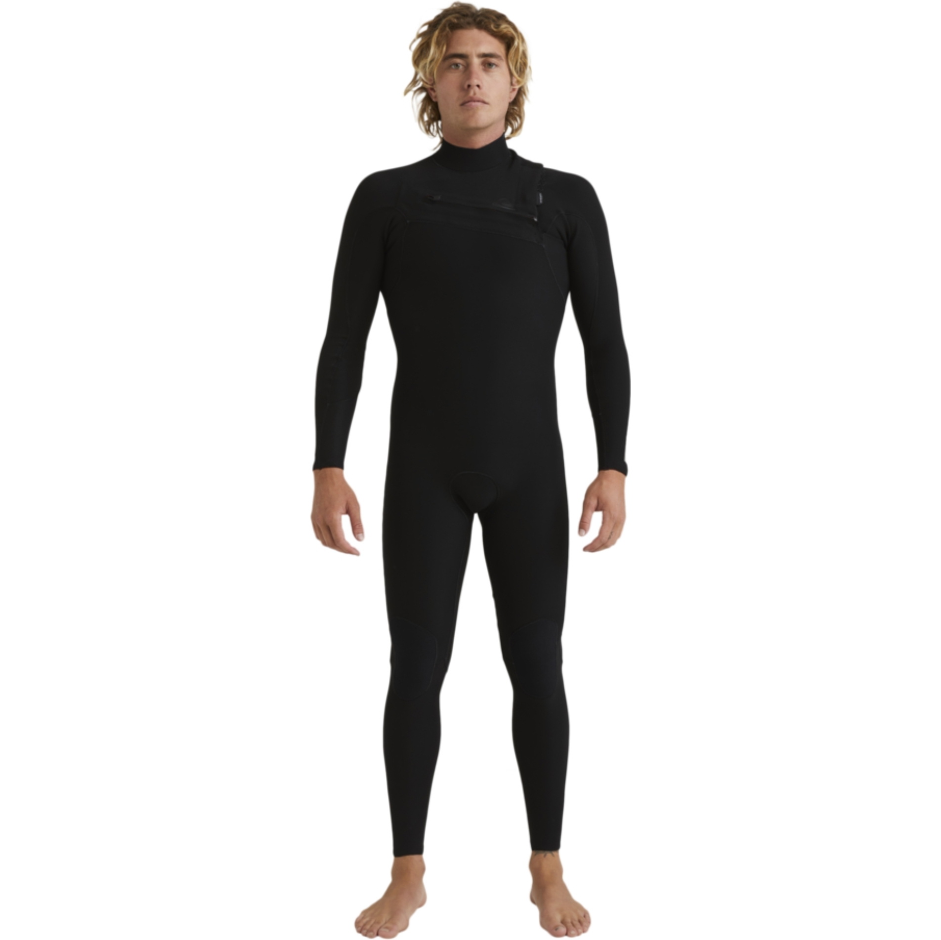 2025 Quiksilver Mens Highline 3/2mm Chest Zip Wetsuit EQYW103210 - Black
